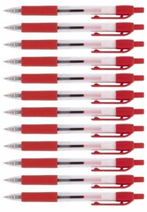 Długopis automatyczny CZERWONY D.Rect 294 x 12 szt