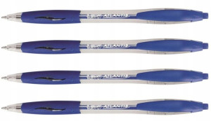 Długopis automatyczny NIEBIESKI BIC Atlantis x 4
