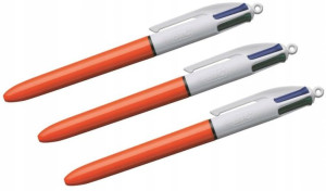 Długopis wielokolorowy 4 KOLORY Bic Fine ZESTAW