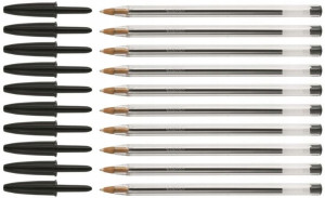 Długopis biurowy BIC Cristal 1mm CZARNY x 10 szt