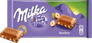 Milka czekolada mleczna z kawałkami orzechów 100 g