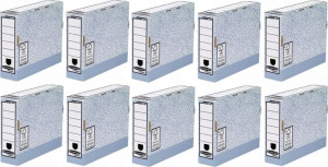 10x Pudło pudełko na archiwa akta Fellowes A4