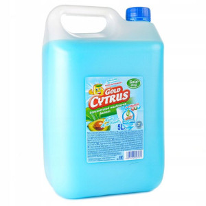 Płyn do naczyń BALSAM niebieski 5l Gold Cytrus