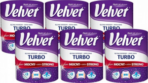 Ręcznik kuchenny VELVET TURBO MEGA MOCNY x6 ROLEK