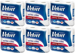 Ręcznik kuchenny papierowy VELVET EXTRA CHŁONNY x6