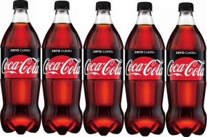 Zestaw 5x napój gazowany Coca-Cola Zero 0.85l