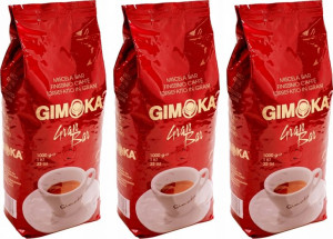 Zestaw 3x kawa ziarnista Gimoka Gran Bar 1kg