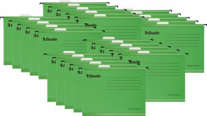 100szt Teczka zawieszana kartonowa Esselte A4