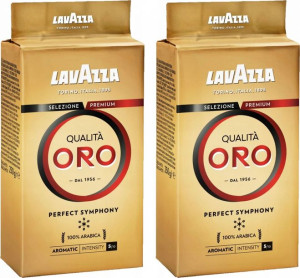 2x LAVAZZA 250G Qualita Oro kawa mielona