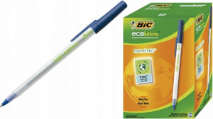 Zestaw 60x długopis Bic Round Stic 1mm niebieski
