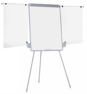 Tablica suchościeralna FLIPCHART 100x70cm srebrna