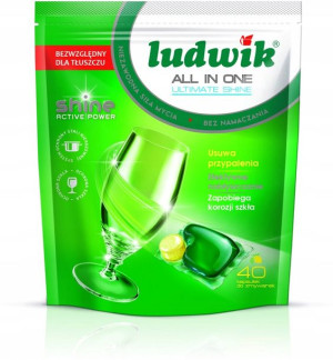 Kapsułki zmywarek LUDWIK ALL IN ONE LEMON 40 szt