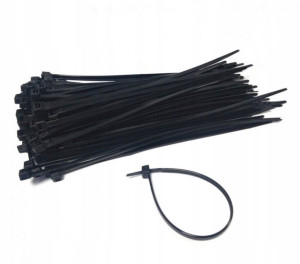 Opaska kablowa Erko 7.6x400mm 100szt czarny