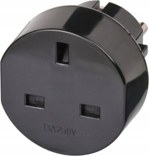 Adapter gniazdo UK Anglia Irlandia GB / wtyk EU PL