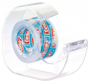 TESA Taśma klejąca z podajnikiem Crystal 10mx19mm