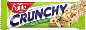 Baton Sante Crunchy orzechowo migdałowy 35g 25 szt
