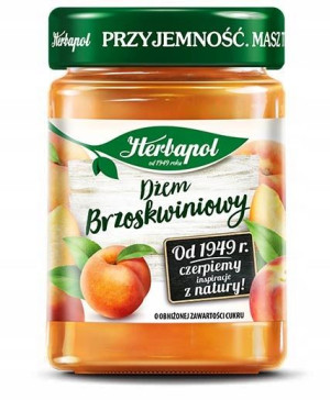 Dżem Herbapol brzoskwiniowy 280g