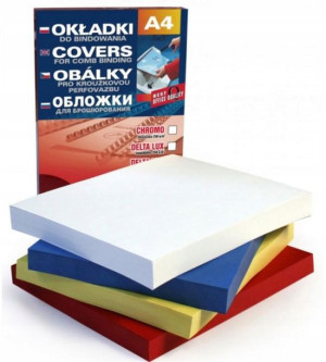 Okładki do bindowania A4 250g/m2 skóropodob 100szt