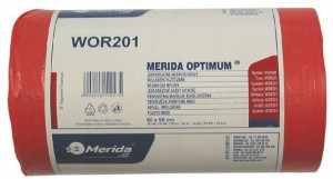 Worki na śmieci Merida 70l 50szt czerwony