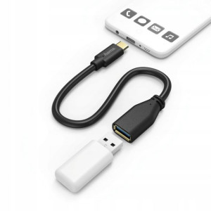 Kabel przejściowy Hama USB 3.0 A USB Type-C