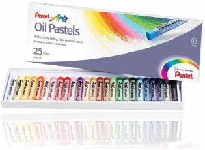 Pastele olejne Pentel 25 kolorów