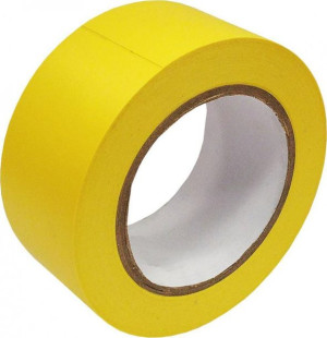 Taśma ostrzegawcza samoprzylepna 100mm x 33m żółty