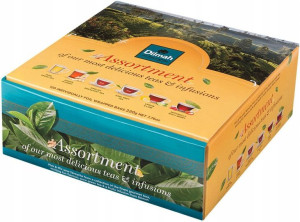 Zestaw herbat w kopertach 6 smaków 120szt x2g/1.5g