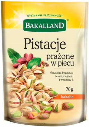 Pistacje prażone Bakalland 70g
