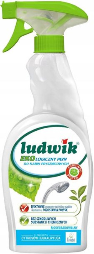 Płyn do łazienki kabin prysznic Ludwik Eko 750 ml