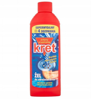 Udrażniacz do rur Kret żel 0.5l