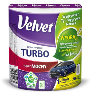 Ręcznik papier Velvet 3-warstwowy w roli 1 rolka
