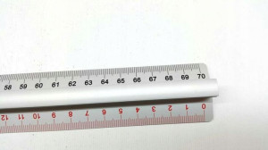 Linijka aluminiowa Leniar z uchwytem 70 cm