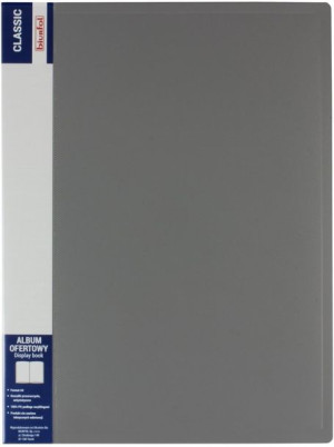 Album ofertowy Biurfol A4 60 koszulek szary