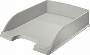 Półka na dokumenty Leitz Plus A4 plastikowa szary