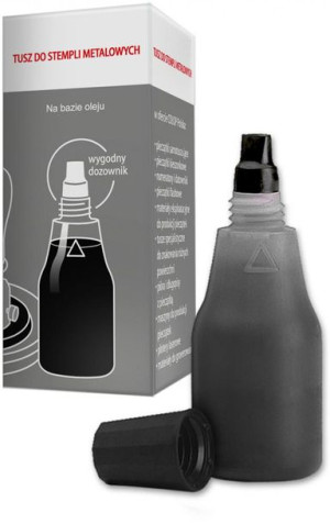 Tusz do stempli metalowych Colop 25ml czarny