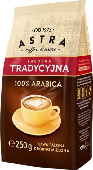 Kawa drobn mielona Astra Łagodna Tradycyjna 250g