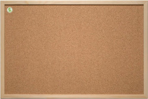 Tablica korkowa 2x3 w ramie drewn 30x40cm brąz