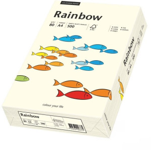 Papier ksero Rainbow A4 80g 500 ark kremowy