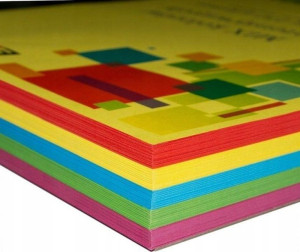 Papier ksero A4 80g 100 arkuszy kolory 5x20 ark.