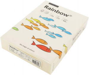 Papier ksero Rainbow A4 160g 250 ark kremowy