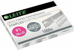 Zszywki Leitz Power nr 8 Strong 1000 sztuk