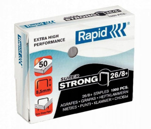 Zszywki Rapid Super Strong 26/8+ 1000 sztuk
