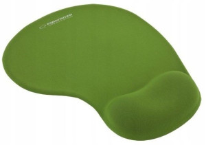 Podkładka żelowa pod mysz 230x190x20mm zielony