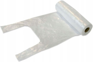 Reklamówki plastik Sarantis na rolce mocne 160szt