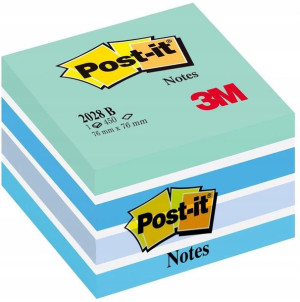 Notes samoprzylepny Post-it 76x76mm 450k niebieski
