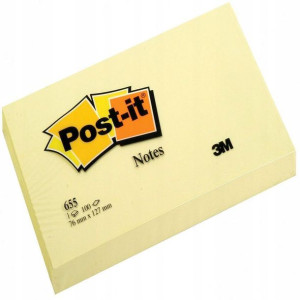 Notes samoprzylepny Post-it 76x127mm 100 karteczek