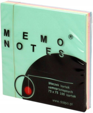 Notes samoprzylepny Dalpo 75x75mm 100 karteczek
