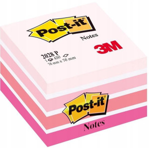 Notes samoprzylepny Post-it 76x76mm 450k różowy