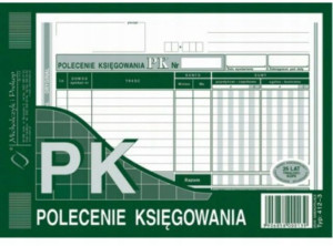 Druk Polecenie księgowania MiP A5 80k