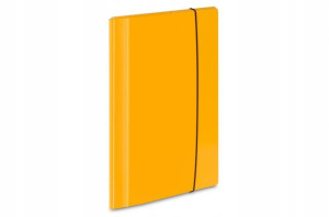 Teczka z gumką laminowana VauPe A4 20mm żółty